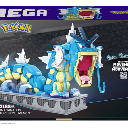 Gyarados Pokémon Mega Construx Construction Set Motion 44 cm