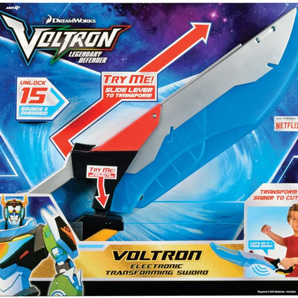 Épée électronique transformable Voltron avec effets sonores